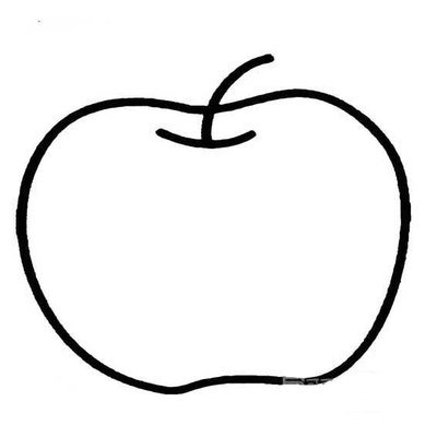 苹果简笔画大全大图图片
