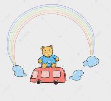 五岁儿童睡前故事，小熊的汽车玩具
