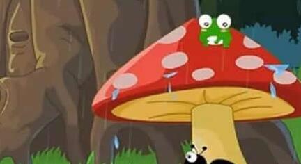 小朋友听的睡前故事，小蚂蚁的蘑菇伞