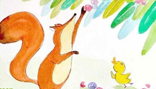 给小孩讲的睡前故事，狐狸与鸭儿子的幸福生活