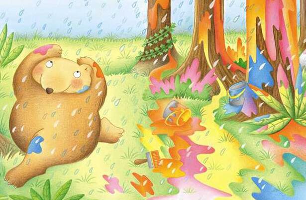 7岁儿童睡前故事文字版大全励志，小动物与大雨